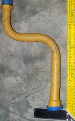 Труба от распред.клапана на цилиндр управления ковшом CDM833 307014-015D