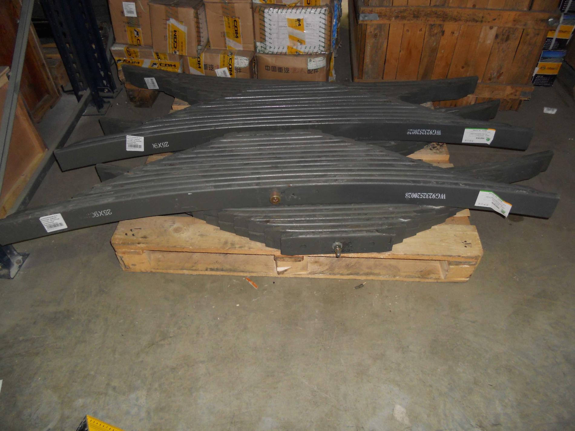 Рессора задняя L=1700, 12 листов Howo WG9232520008